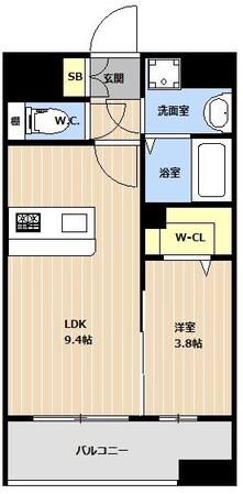 KL天神南の物件間取画像